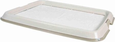 PUPPY TOILET TRAY WITH GRILL 54X41CM