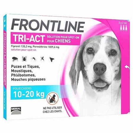 FRONTLINE TRI ACT 10-20KG MEDIUM X1 VIAL