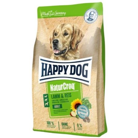 HAPPY DOG CROQ LAMB & RICE 15+3KG