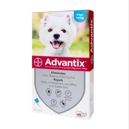 ADVANTIX SPOT ON DOGS 4-10KG