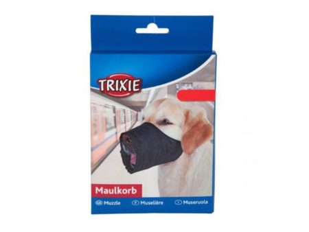 TRIXIE MUZZLE POLYESTER, L-XL BLACK