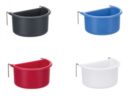 TRIXIE SET HANGING BOWLS BIRDS 2pcs 75 & 85ml