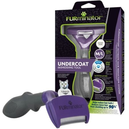 FURMINATOR MED/LRG CAT UNDERCOAT, SHORT HAIR