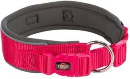 TRIXIE COLLAR EXTRA WIDE S/M 33-42cm FUSCHIA