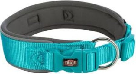 TRIXIE EXTRA WIDE SOFT COLLAR S-M OCEAN