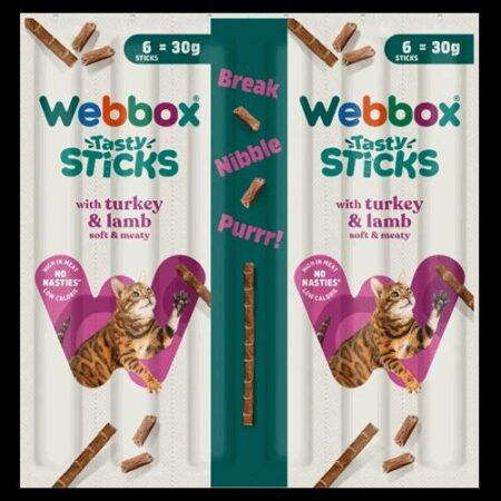 WBX CAT STICKS TURKEY/LAMB 7 x 5g