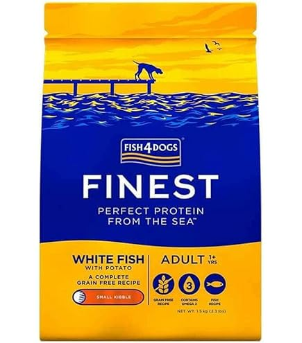 FISH4DOGS ADULT WHITE FISH SML 1.5kg