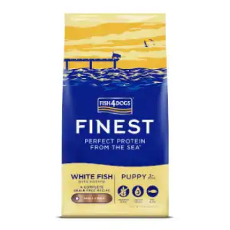 FISH4DOGS PUPPY WHT FISH SML 1.5kg