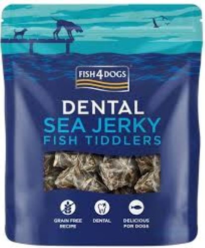 FISH4DOGS DENTAL JERKY TIDDLER 115g