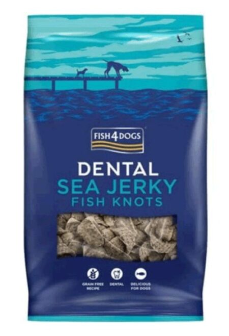 FISH4DOGS DENTAL JERKY FISH KNOTS 500g