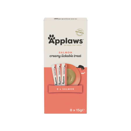 APPLAWS CAT LICK TREAT SALMON 8*15g