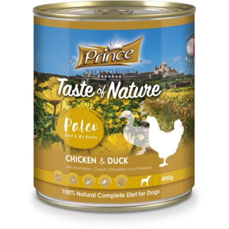 PRINCE PALEO CHICK & DUCK 800g
