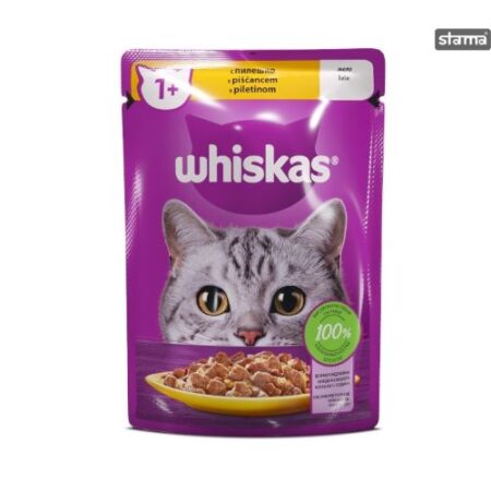 WHISKAS ADULT POUCH CHICKEN 85G