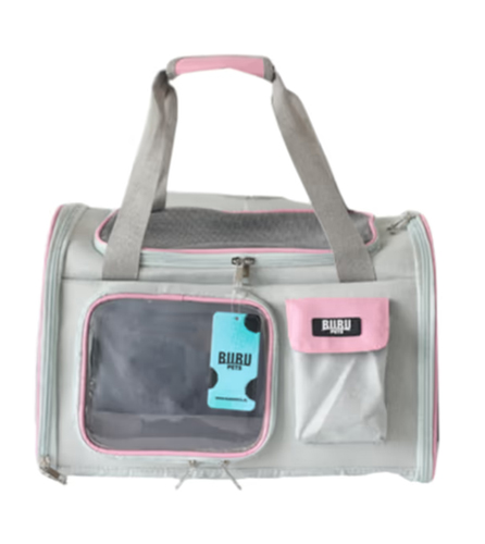 BB PET BAG PAW PACKER PINK 42x52x28cm PINK