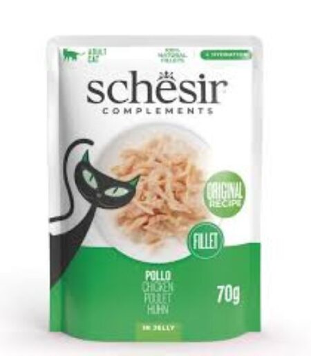 SCHESIR CAT CHICKEN JELLY POUCH 70g