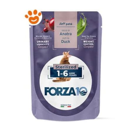 FORZA10 CAT STERILISED DUCK 80g