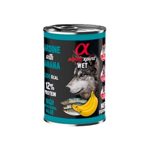 ALPHA SARDINE WITH BANANA WET FOOD 400G - PetEssentials