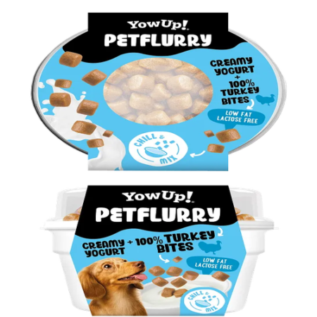 YOW UP DOG PETFLURRY TURKEY 125g
