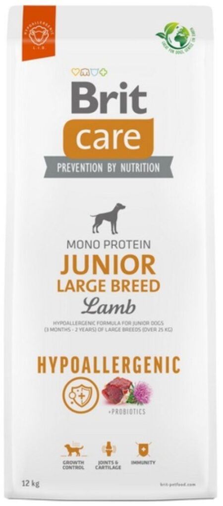 BRIT JUNIOR LARGE LAMB 12KG