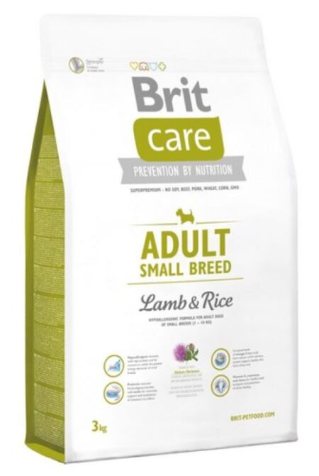 BRIT ADULT SMALL BREED LAMB 3KG