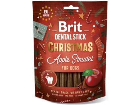 BRIT XMAS DENTAL STICKS APPLE 250g X7